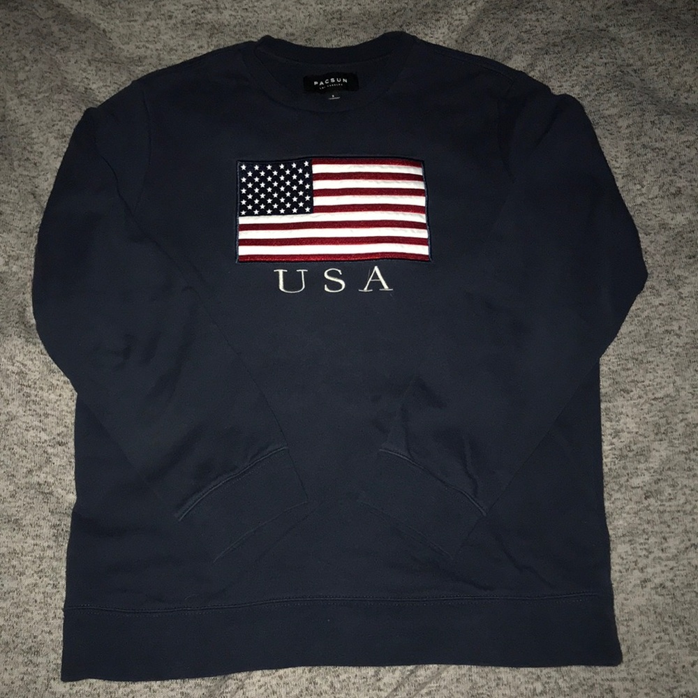 Men’s PacSun USA Crewneck Sweatshirt
